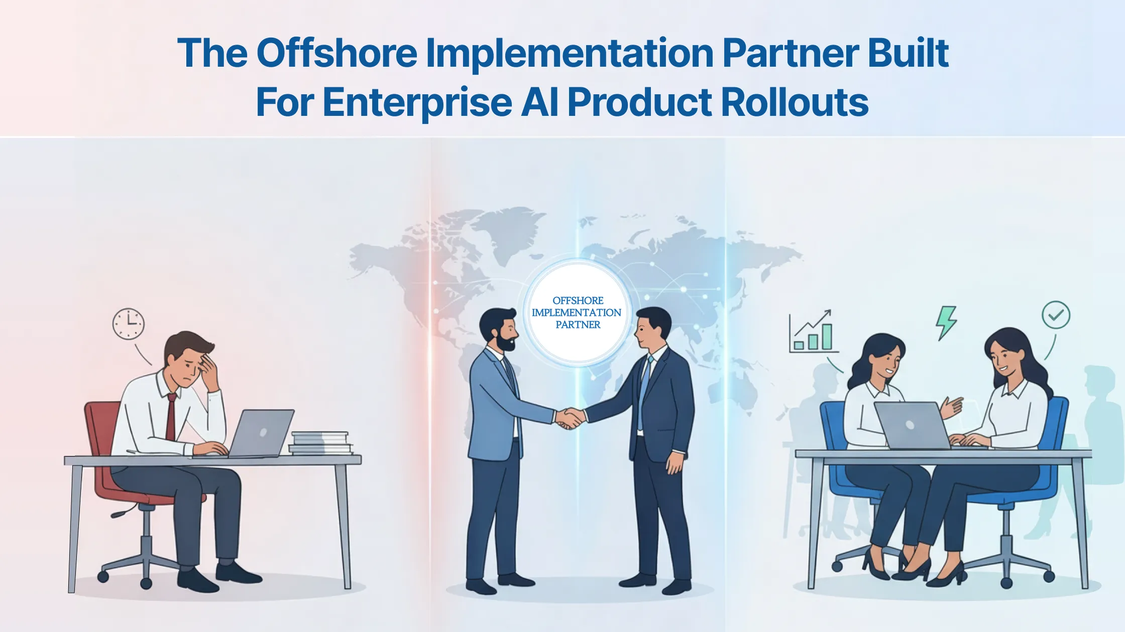 The Offshore Implementation Partner Built for Enterprise AI Rollouts
